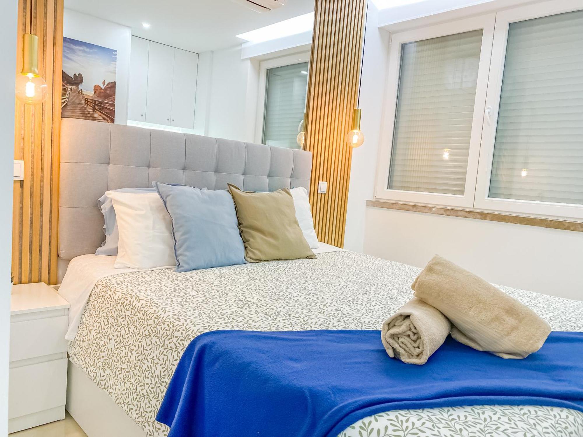 Luxury 2 Min Beach With Balcony, Ocean View, Wifi, Ac, Smarttv Портиман Экстерьер фото