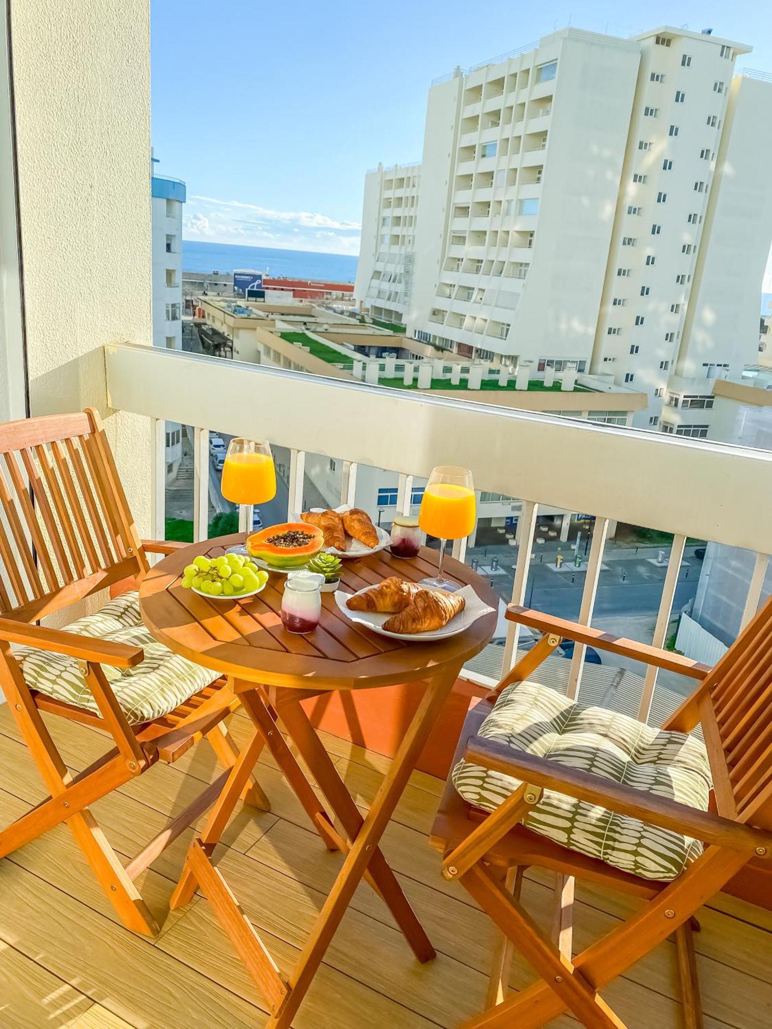 Luxury 2 Min Beach With Balcony, Ocean View, Wifi, Ac, Smarttv Портиман Экстерьер фото